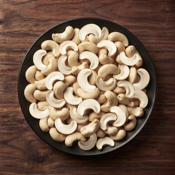 Premium Roasted Half Cashew Kernels | Naturally Crunchy | Fresh & Hygienically Packed