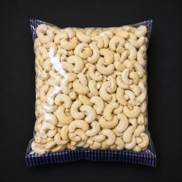 Premium Roasted Whole Cashew Kernels | Naturally Crunchy | Fresh & Hygienically Packed
