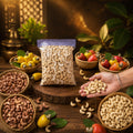 Premium Roasted Half Cashew Kernels | Naturally Crunchy | Fresh & Hygienically Packed