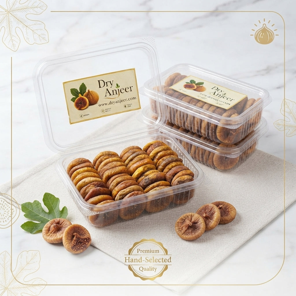 Sun-Dried Anjeer (Dried Figs) - Medium Size - 1KG Pack – Direct from Our Farm